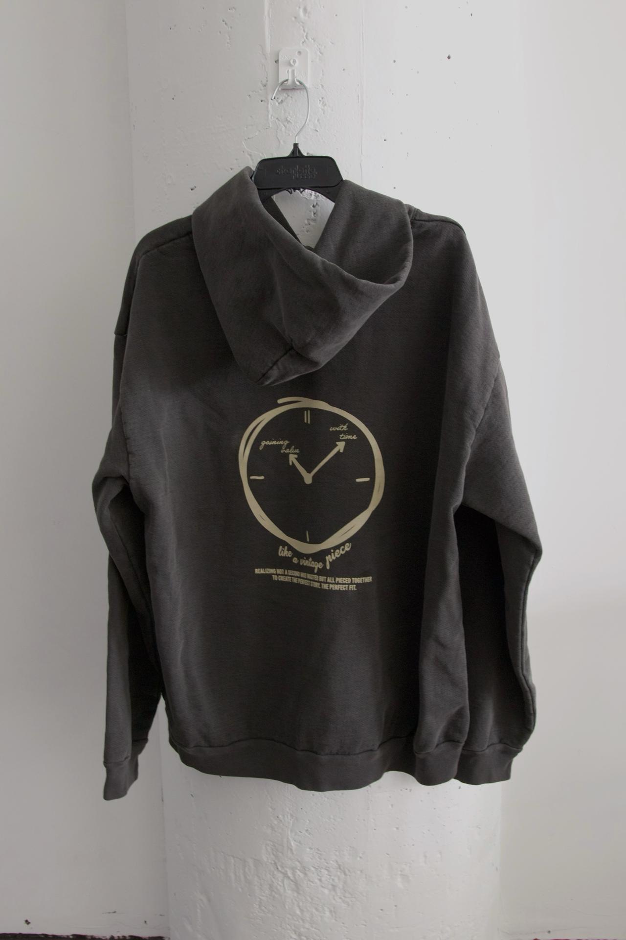 *Low Stock* With Time Sweatshirt - Vintage Black